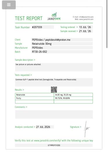 Certificado de analisis CoA 02