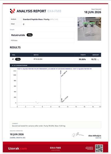 Certificado de analisis CoA 12