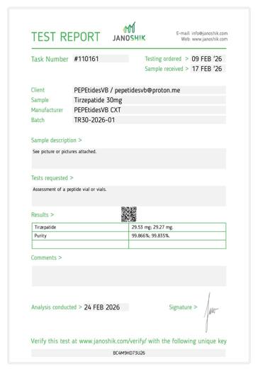 Certificado de analisis CoA 53