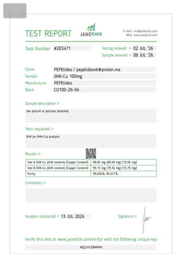 Certificado de analisis CoA 66